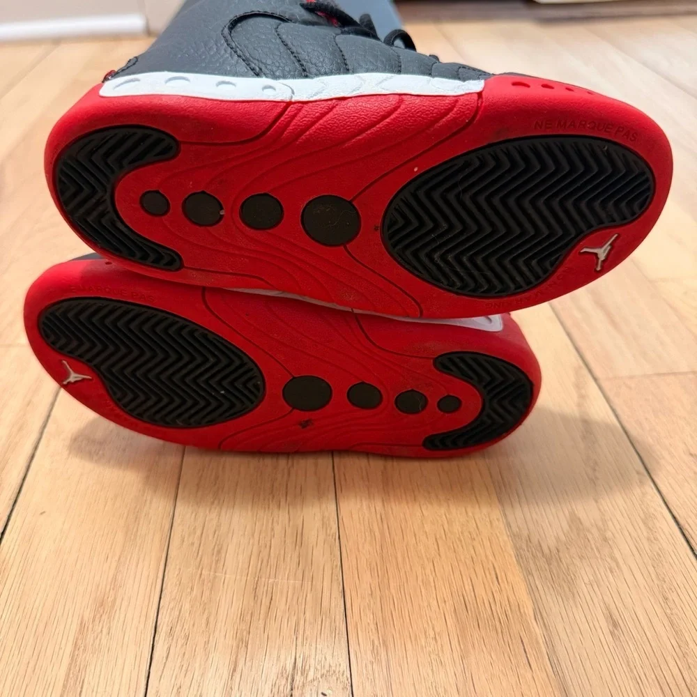 Jordan Jumpman Pro Black White University Red Toddler Sneakers Size 9c